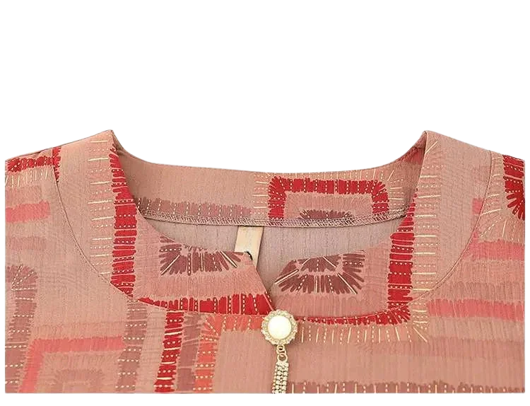 Conjunto Harmonia™ com Estampa Retrô-Chic / O Equilíbrio Perfeito Entre Estilo e Conforto Diário!