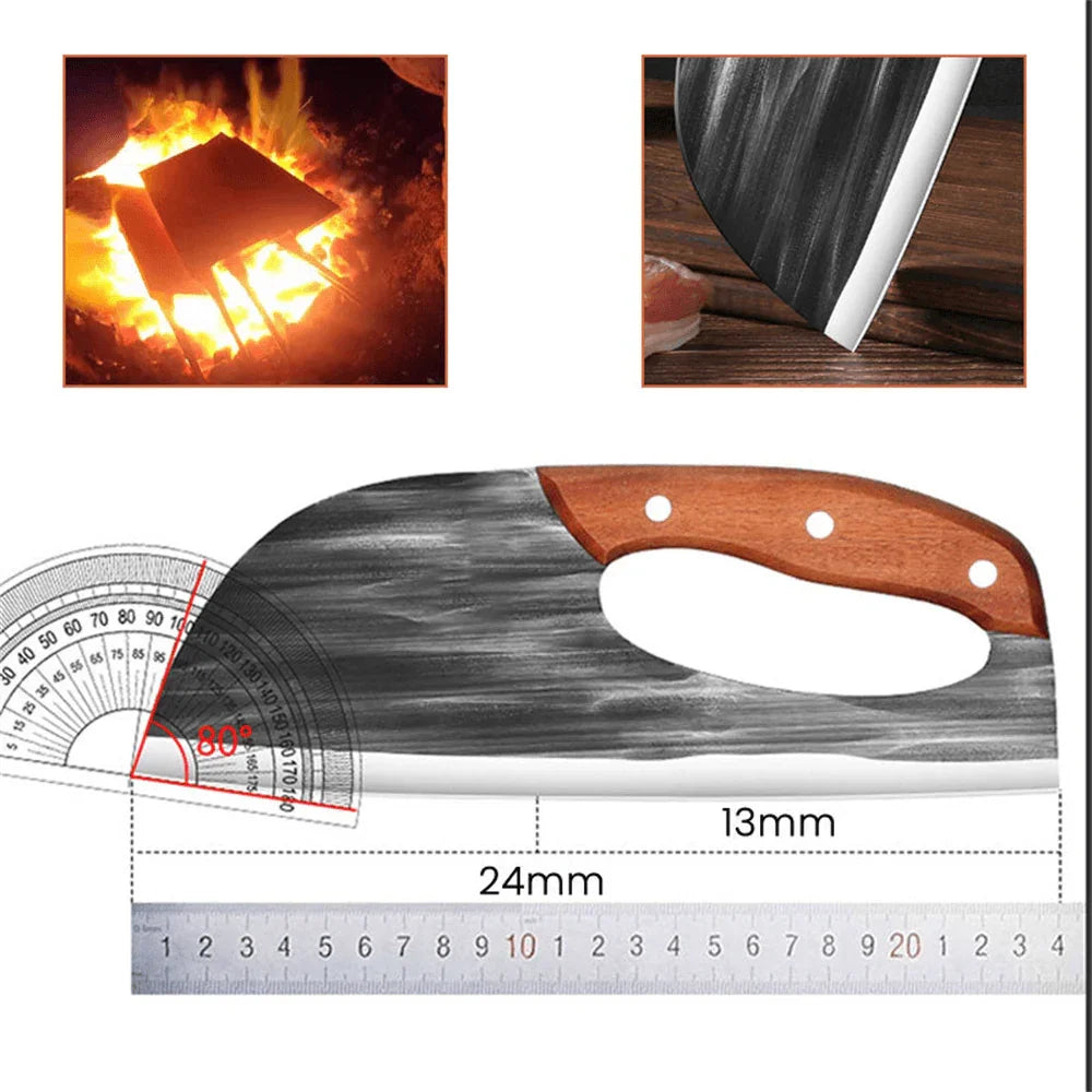 (Promoção Compre 1, Leve 2) Novo Cutelo Precisão do Chef™ / Série Elite, Forjada a 100 golpes! - ModernLar