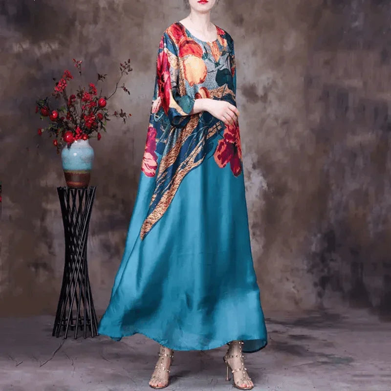 Vestido Floral Versalhes Moda Gringa / O Campeão em Luxo e Conforto!