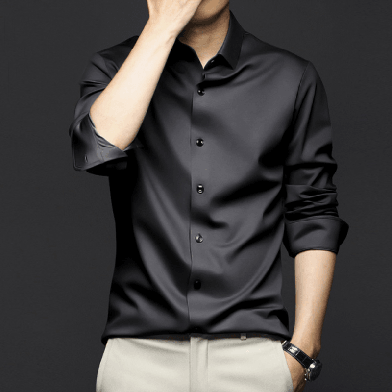 Camisa Social Alto Padrão IceSublime em Seda Gelo - ModernLar