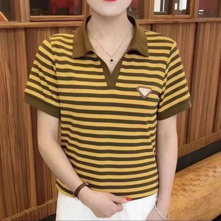 Kit com 3 Polos Demeter’s™ Estilo Clássico / A Polo Essencial para o Guarda-Roupa da Mulher Elegante! - ModernLar