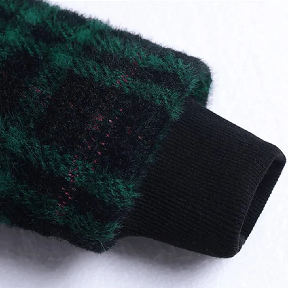 Casaco Xadrez Boston™ com Forro de Ultra Macio / Sinta o Abraço do Inverno com Elegância e Conforto - ModernLar