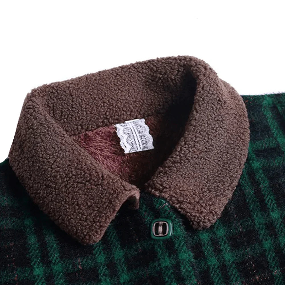 Casaco Xadrez Boston™ com Forro de Ultra Macio / Sinta o Abraço do Inverno com Elegância e Conforto - ModernLar