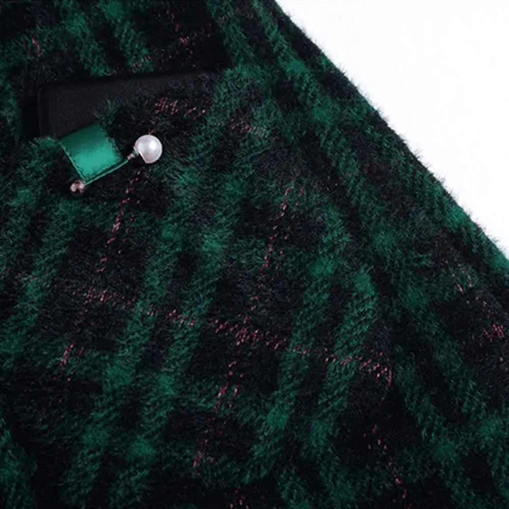 Casaco Xadrez Boston™ com Forro de Ultra Macio / Sinta o Abraço do Inverno com Elegância e Conforto - ModernLar