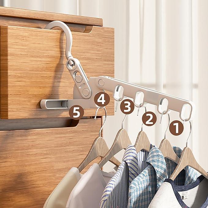 Kit com 4 Porta Cabides Móveis Modern Lar™ / Um Item Indispensável na Mala de Qualquer Viajante!! - ModernLar