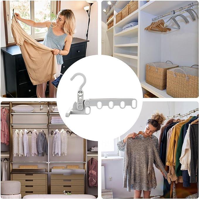 Kit com 4 Porta Cabides Móveis Modern Lar™ / Um Item Indispensável na Mala de Qualquer Viajante!! - ModernLar