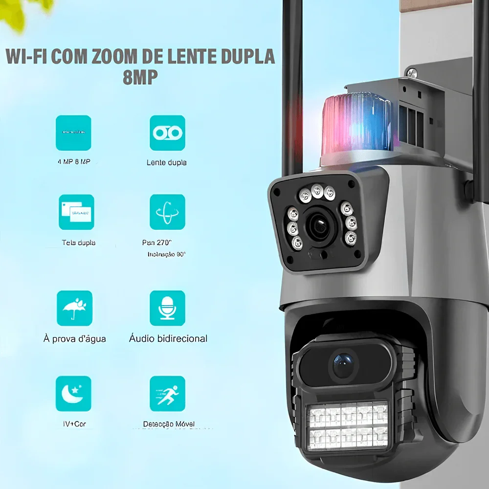 Câmera de Segurança Modern Sentinel 4K: A Experiência Mais Clara, Segura e Elegante em Vigilância Residencial! - ModernLar