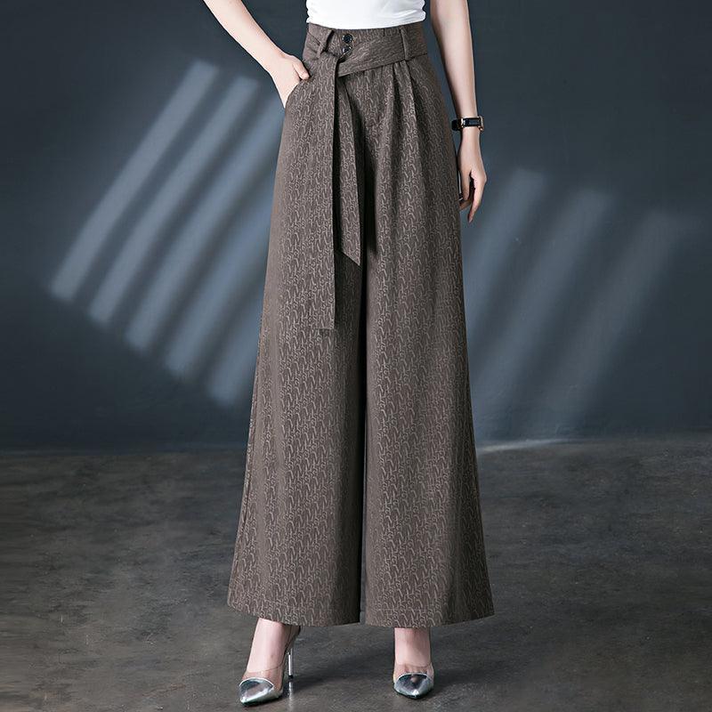 Calças Pantalona Rafaella™ com Cinto em Laço / Conforto e Estilo Sofisticado para Todos os Dias! - ModernLar