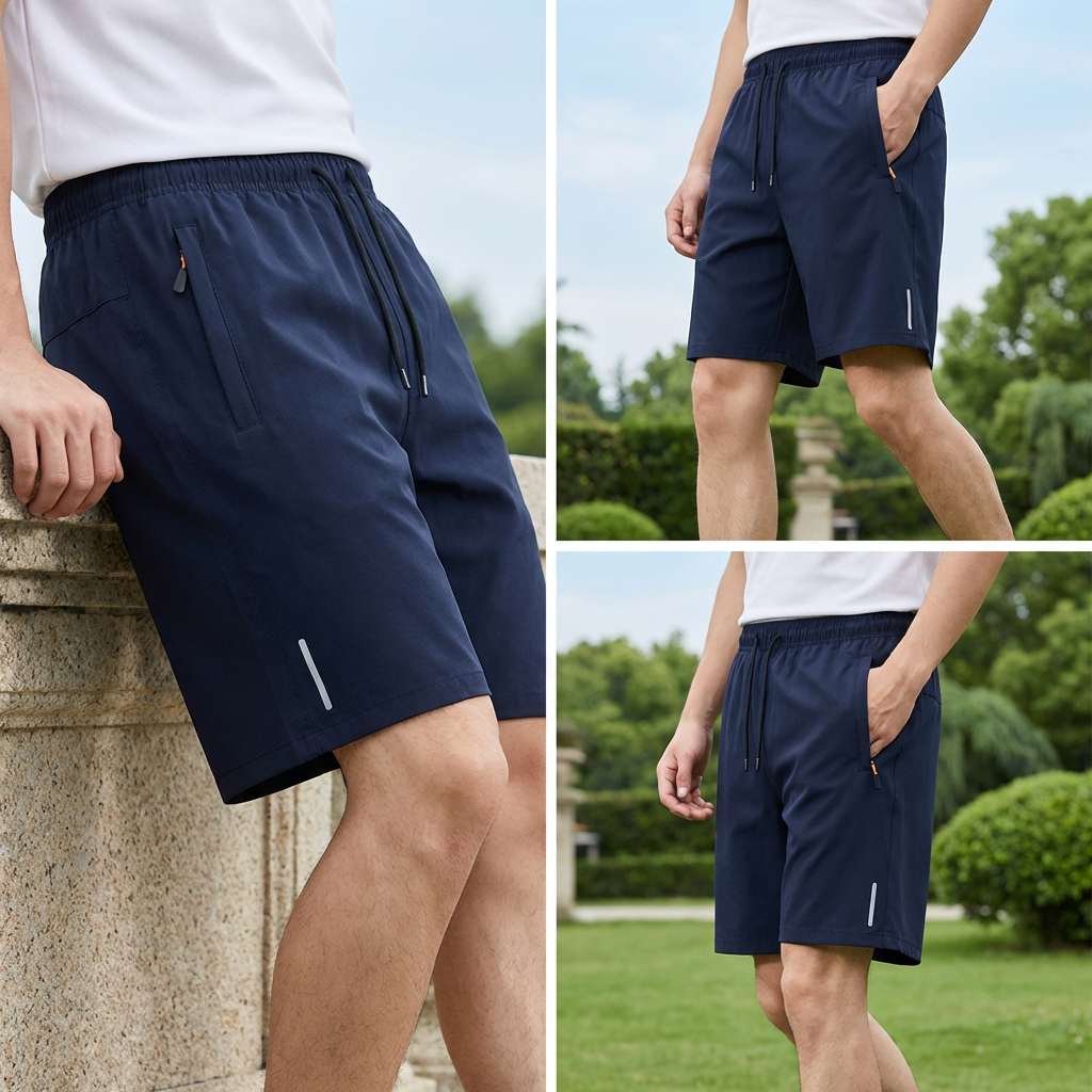 Shorts Masculino em Seda Gelo - Seda Fresh / Liberte-se do calor com o conforto e a leveza de Seda Fresh!
