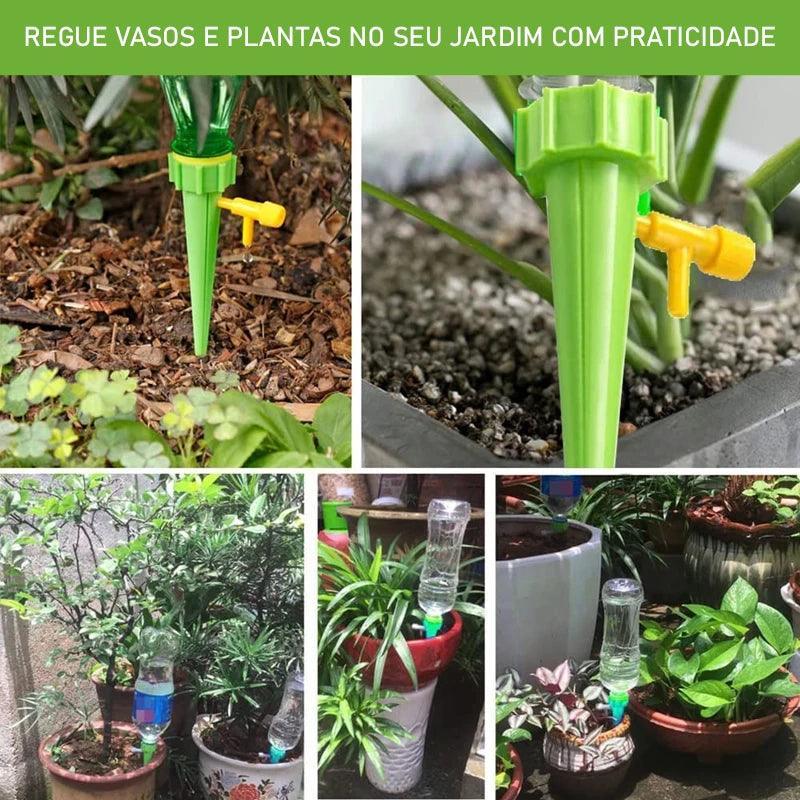 Kit de Irrigadores Automáticos Modern Lar™ / Fim das Plantas Murchas com Irrigação Precisa e Inteligente com Tecnologia De Gotejamento!