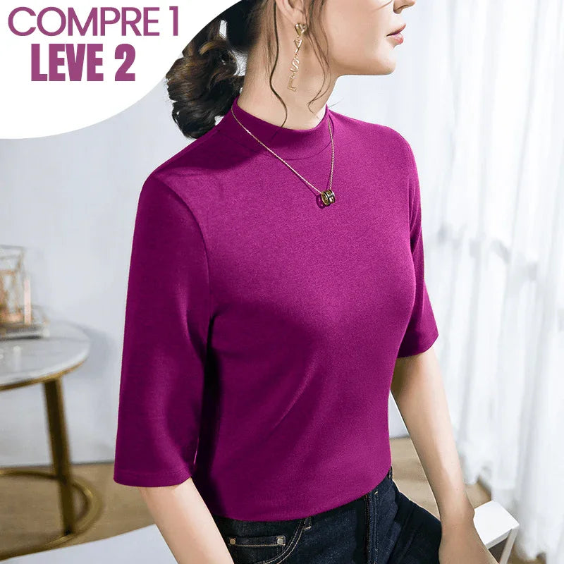 (Promoção Compre 1, Leve 2) Blusinhas Luna™ em Algodão Soft + Elastano / Muita Sutileza & Estilo para você arrasar em todos os lugares! - ModernLar