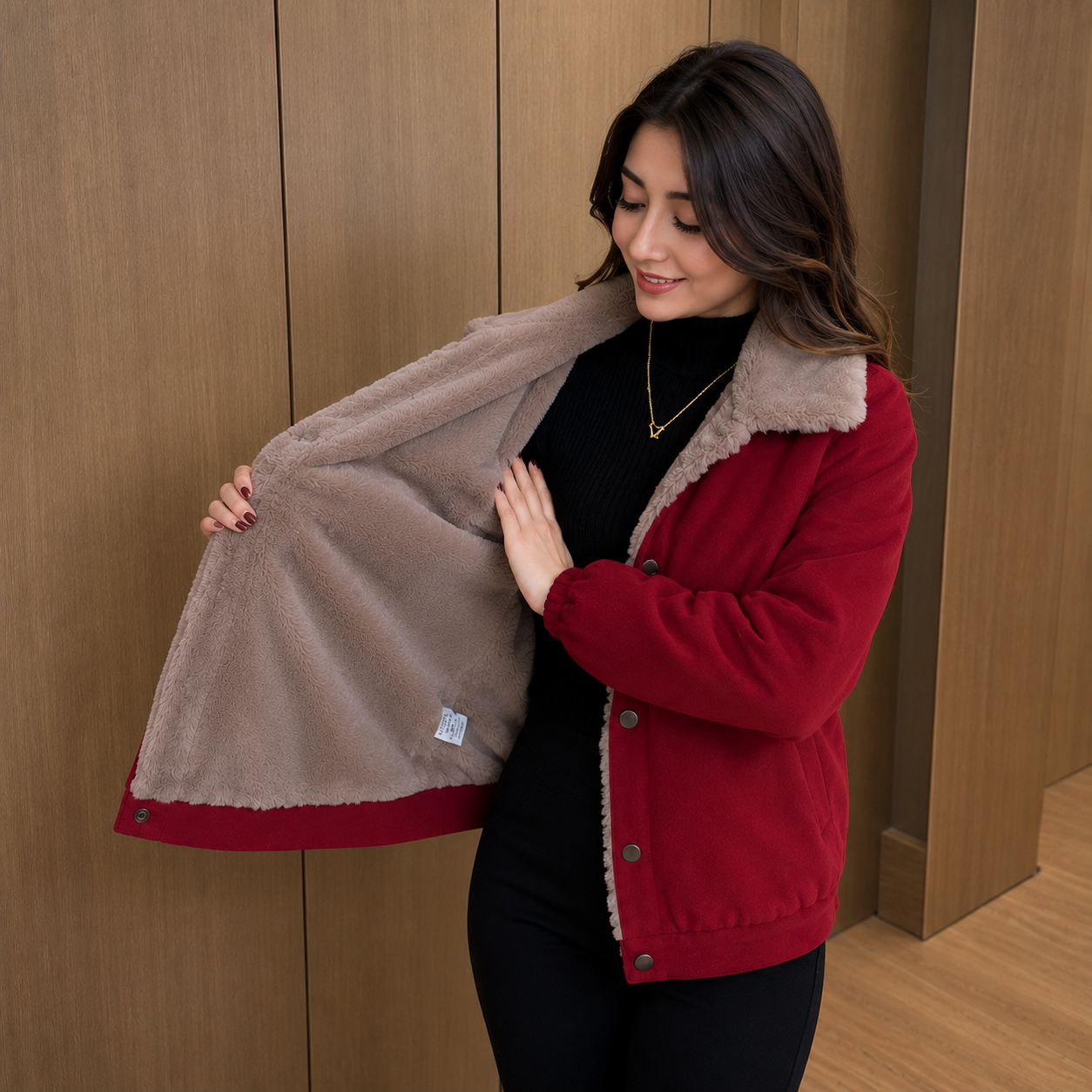 Jaqueta Celeste™ com Interior Aconchegante e Design Sofisticado