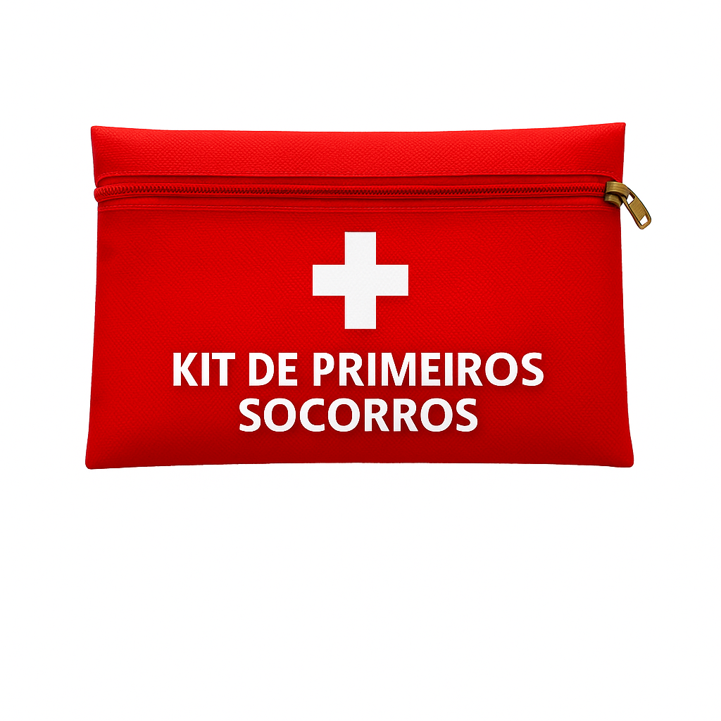 Kit Básico de Primeiros Socorros / Completo para Casa, Carro e Viagens!