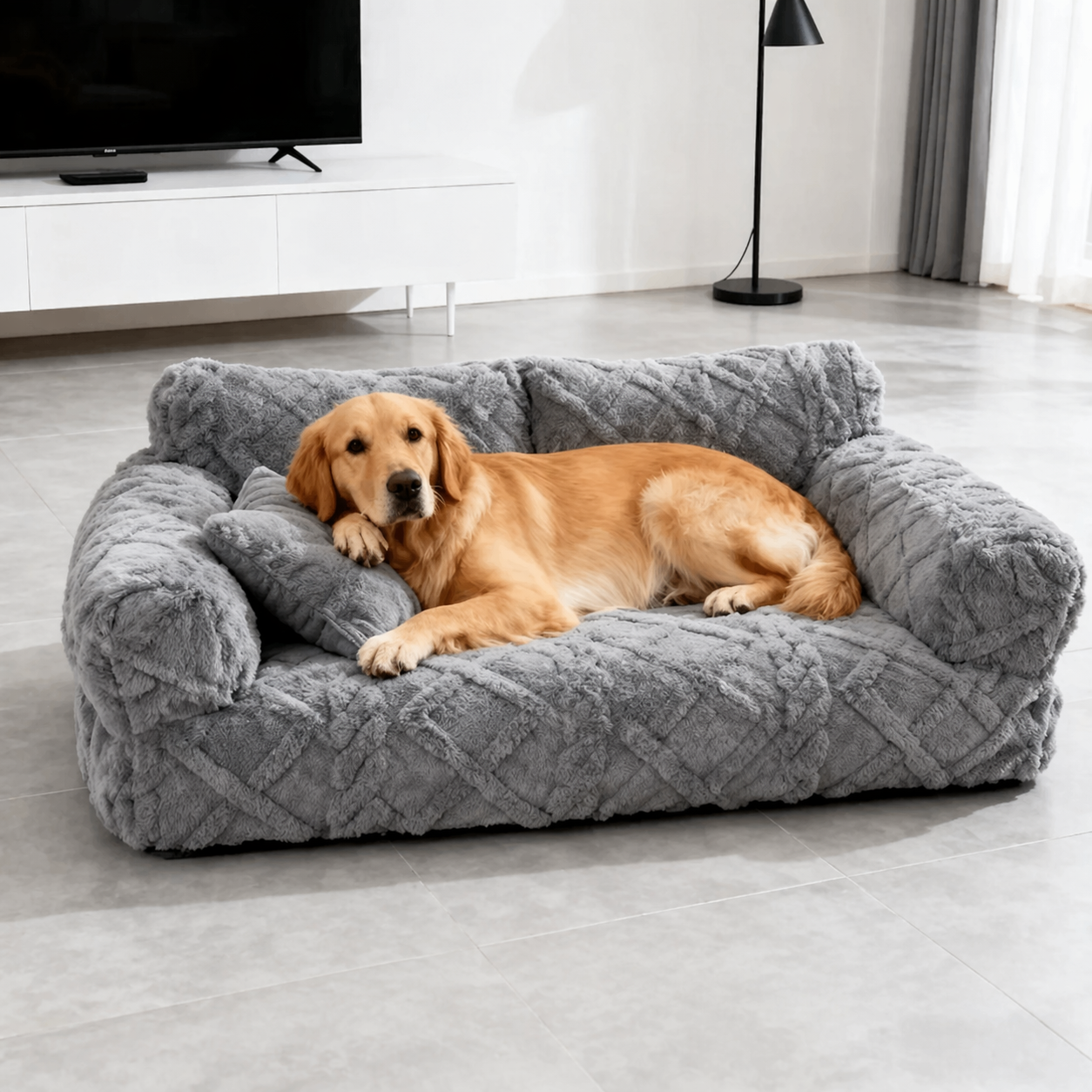Cama Pet Estilo Sofá Modern Lar™ Design Premium com Conforto Acolhedor