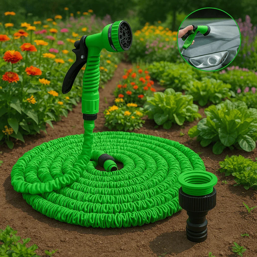 Mangueira Extensível GardenFlex™ com Jatos Diversos e Trava de Conforto / Um Novo Jeito de Cuidar da Sua Casa!