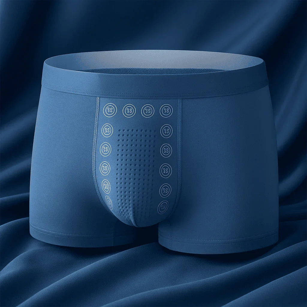 Kit de Cuecas VitalMen™ com Tecido Termorregulador e Antibacteriano / Alta Performance, Máximo Conforto!