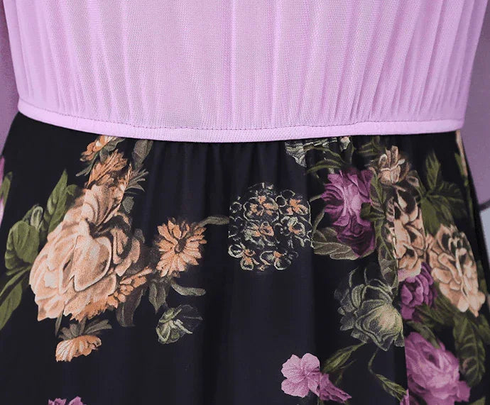 Vestido Flor de Pérola Design 2 em 1 em Chiffon Leve e Soltinho / A Combinação Perfeita Entre uma Blusinha e Saia Floral! - ModernLar