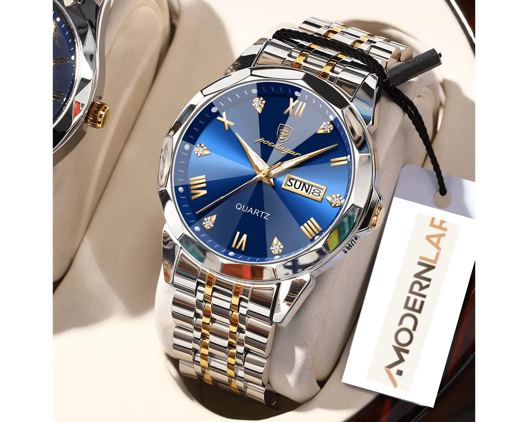 Relógio de Luxo Masculino - TimeMaster / Sinta o Poder do Tempo com o Relógio que Reflete sua Personalidade - ModernLar