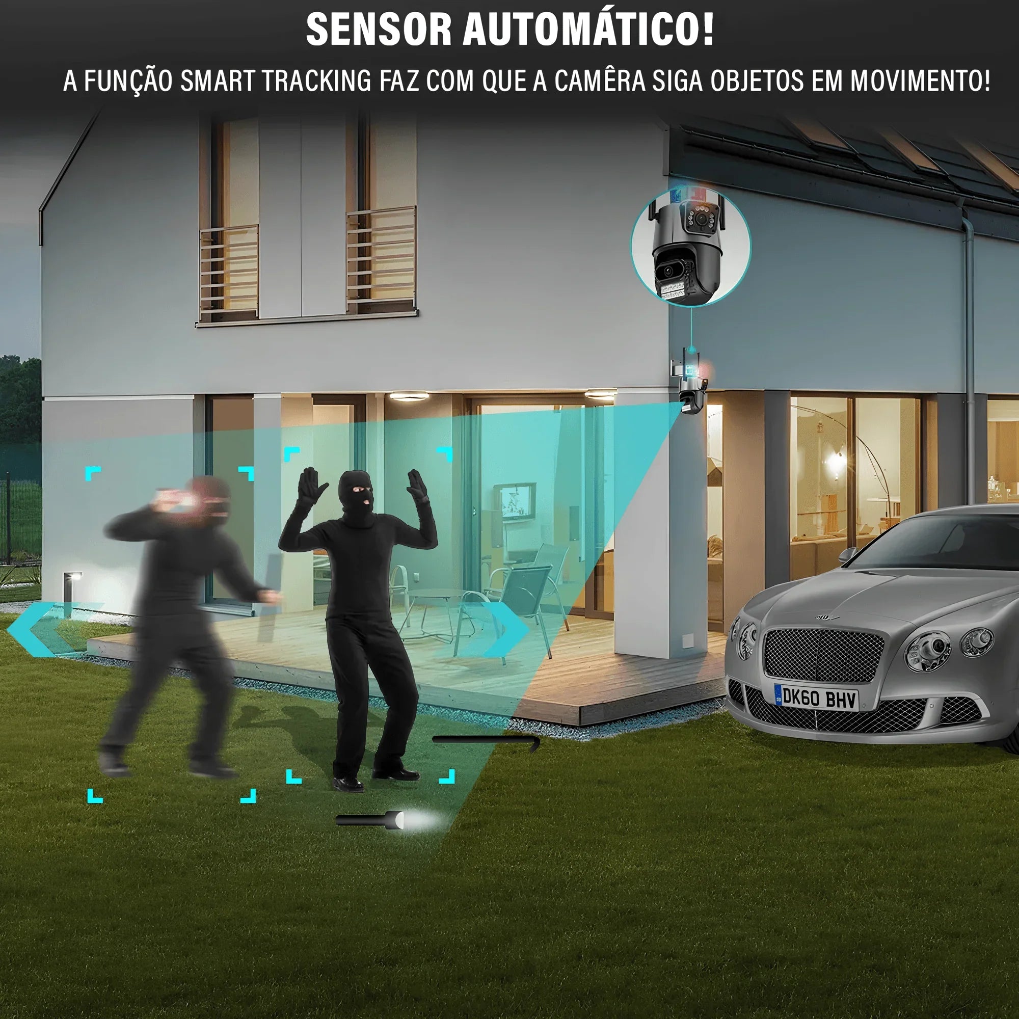 Câmera de Segurança Modern Sentinel 4K: A Experiência Mais Clara, Segura e Elegante em Vigilância Residencial! - ModernLar