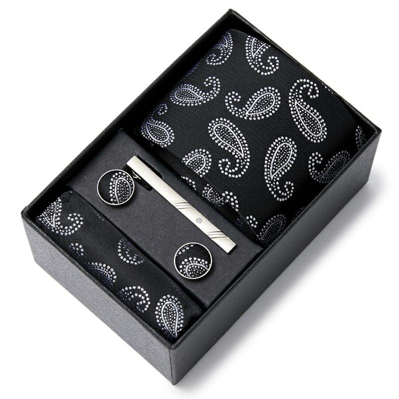 Kit de Alto Padrão Luxury Men / Gravata + Lenço + Abotoadura/ A Melhor opção Para Homens que Prezam Por um Estilo Sofisticado! - ModernLar