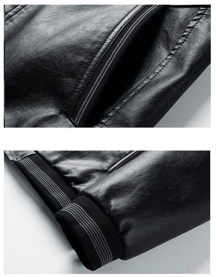 Jaqueta Masculina em Couro P.U - EleganceCoat / Encontre o Equilíbrio Perfeito entre Estilo e Conforto! - ModernLar