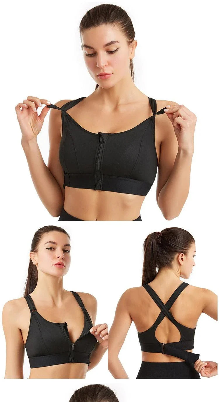 (Promoção Compre 3, Leve 5) Sutiã Esportivo AeroFlex™: Liberdade Ativa & Conforto Total! - ModernLar