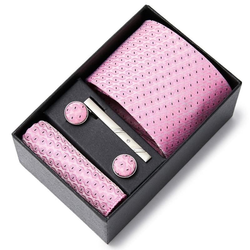 Kit de Alto Padrão Luxury Men / Gravata + Lenço + Abotoadura/ A Melhor opção Para Homens que Prezam Por um Estilo Sofisticado! - ModernLar