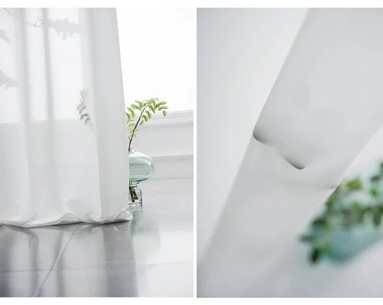 Cortina de Luxo Translúcida e não Transparente / Com um Fino Acabamento perfeita para deixar seus Ambientes Bonitos e Aconchegantes!!! - ModernLar