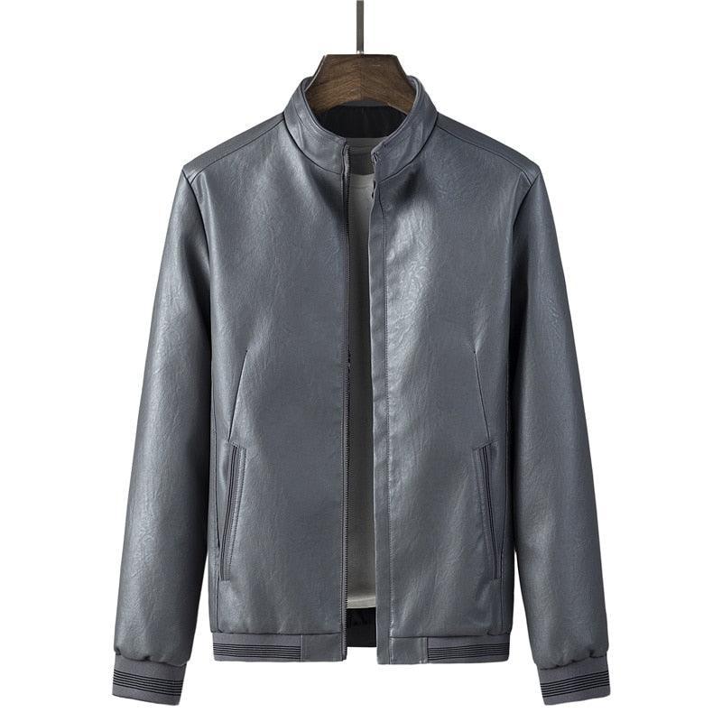 Jaqueta Masculina em Couro P.U - EleganceCoat / Encontre o Equilíbrio Perfeito entre Estilo e Conforto! - ModernLar