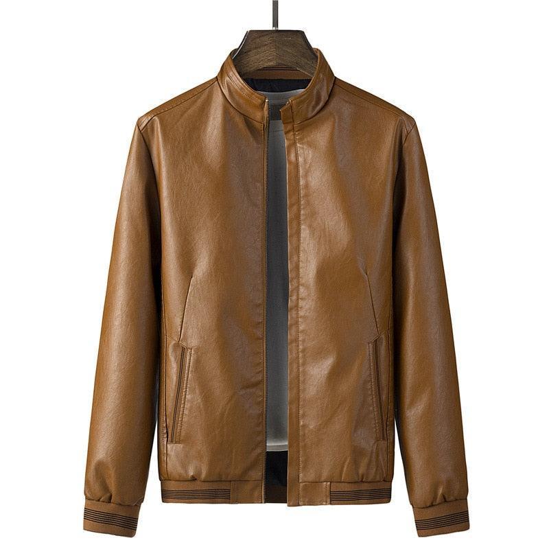 Jaqueta Masculina em Couro P.U - EleganceCoat / Encontre o Equilíbrio Perfeito entre Estilo e Conforto! - ModernLar