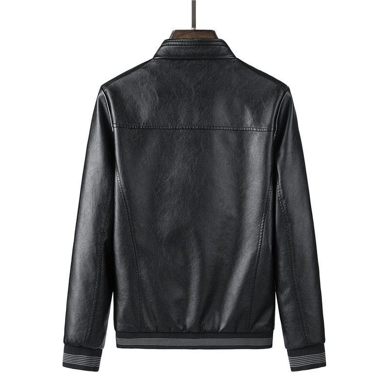 Jaqueta Masculina em Couro P.U - EleganceCoat / Encontre o Equilíbrio Perfeito entre Estilo e Conforto! - ModernLar