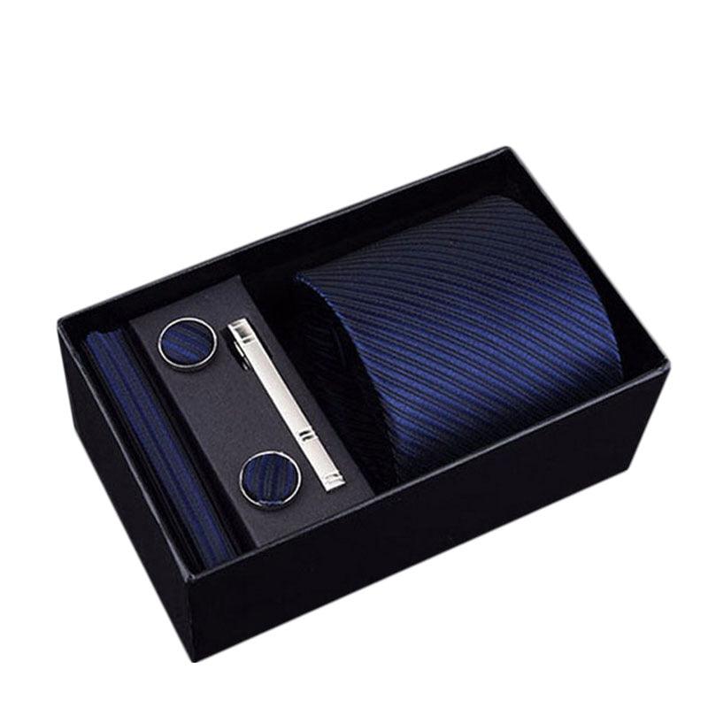 Kit de Alto Padrão Luxury Men / Gravata + Lenço + Abotoadura/ A Melhor opção Para Homens que Prezam Por um Estilo Sofisticado! - ModernLar