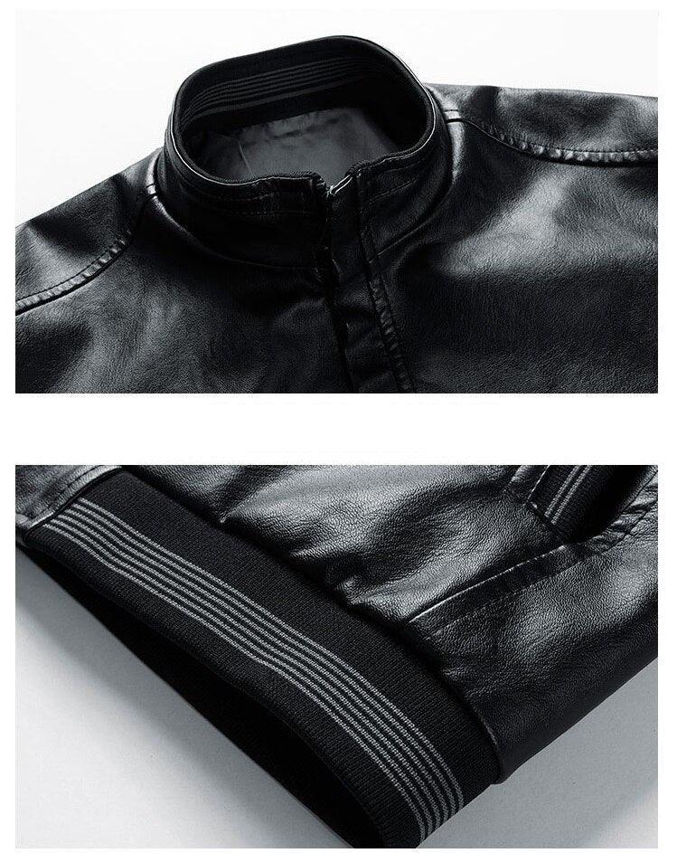 Jaqueta Masculina em Couro P.U - EleganceCoat / Encontre o Equilíbrio Perfeito entre Estilo e Conforto! - ModernLar