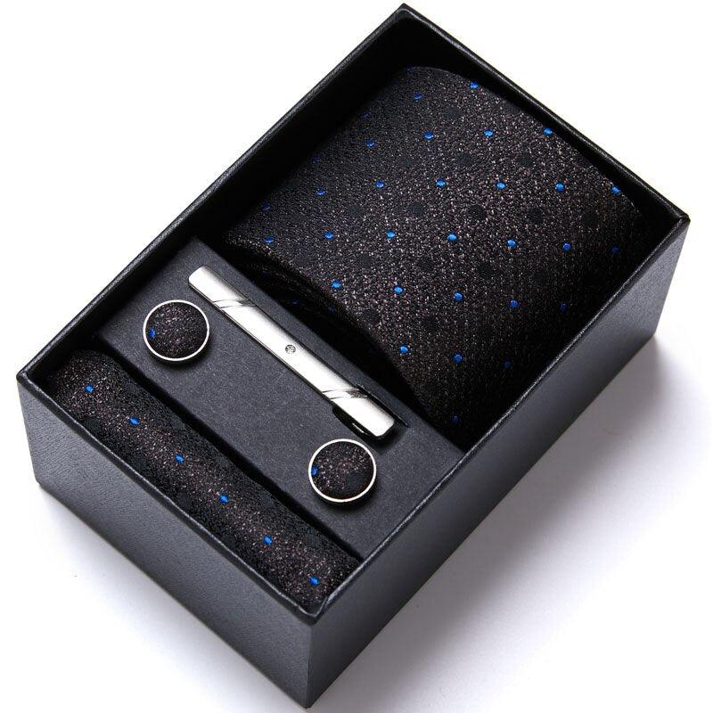 Kit de Alto Padrão Luxury Men / Gravata + Lenço + Abotoadura/ A Melhor opção Para Homens que Prezam Por um Estilo Sofisticado! - ModernLar