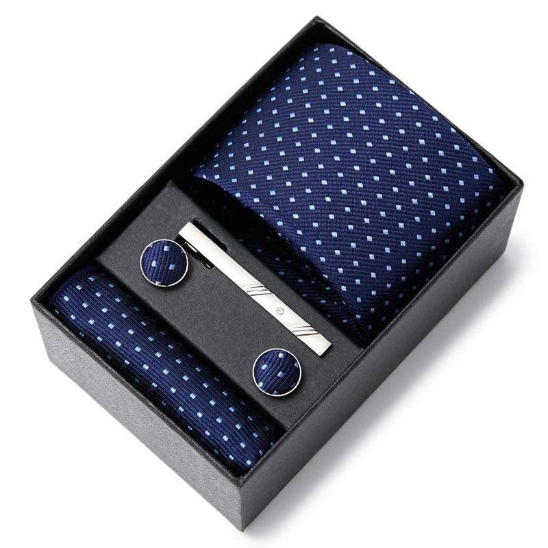 Kit de Alto Padrão Luxury Men / Gravata + Lenço + Abotoadura/ A Melhor opção Para Homens que Prezam Por um Estilo Sofisticado! - ModernLar