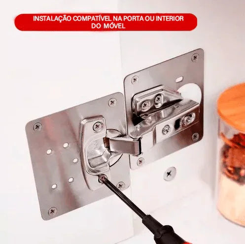 Kit Modern Lar ReparaFácil™ / Suportes Premium para Restauração de Dobradiças! - ModernLar