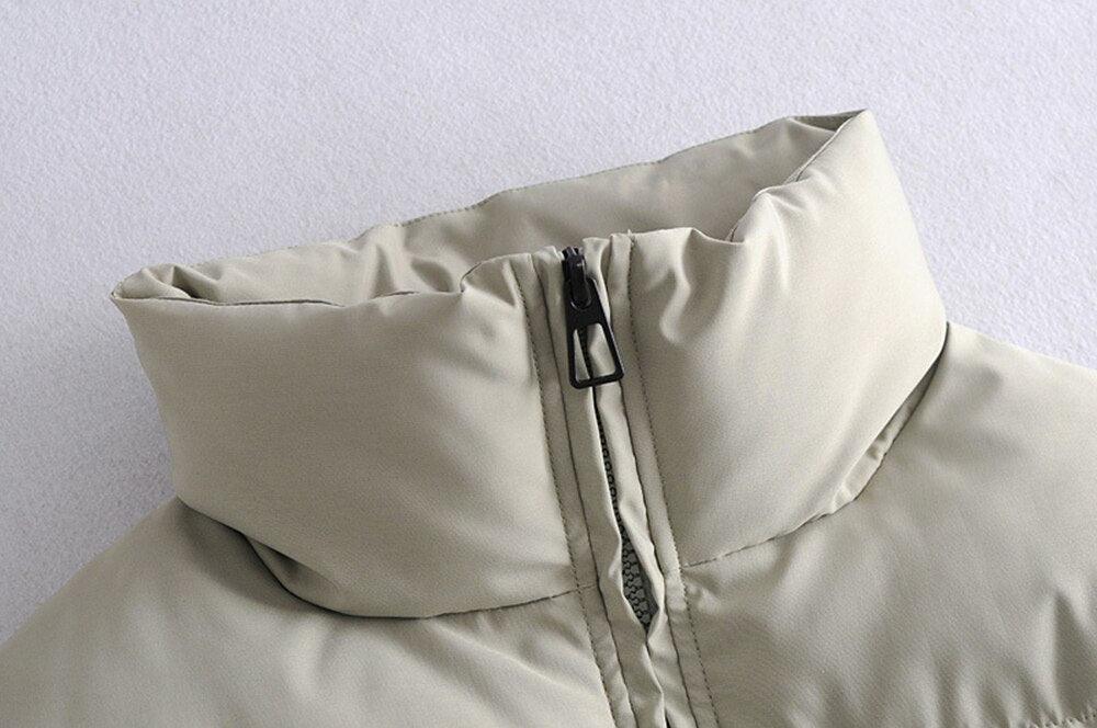 Jaqueta Puffer GoldLess™ com Gola Alta e Caimento Soltinho / A Mais Quentinha e Estilosa para você Arrasar no Inverno! - ModernLar