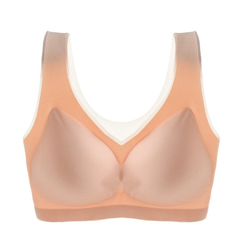 (Promoção Compre 2, Leve 3 ) Sutiã sem Costura Nina em Seda Gelo: Conforto que Não Machuca, Frescor que Permanece! - ModernLar