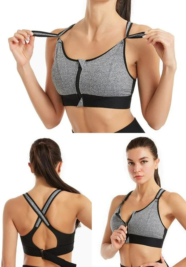 (Promoção Compre 3, Leve 5) Sutiã Esportivo AeroFlex™: Liberdade Ativa & Conforto Total! - ModernLar