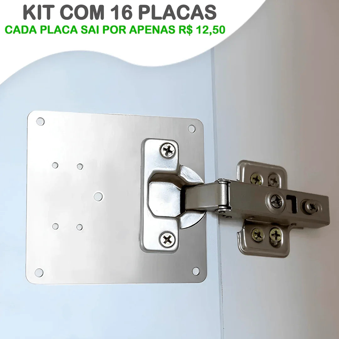 Kit Modern Lar ReparaFácil™ / Suportes Premium para Restauração de Dobradiças! - ModernLar