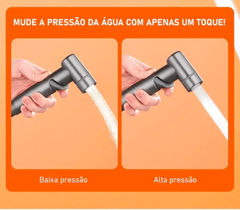 Ducha Bidê Higiênica Modern Lar™ / Jato Preciso e Confortável com Instalação Simples e Design Inovador!