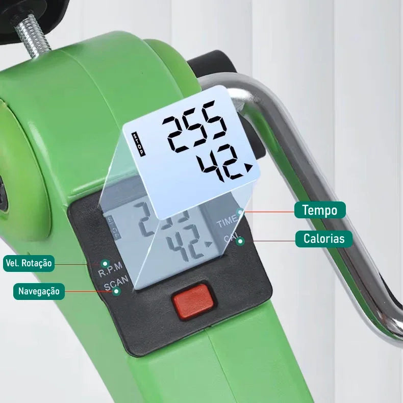 Pedal Portátil Terapêutico Modern Lar™ / Exercite Pernas e Braços com Conforto, Praticidade e Zero Impacto!