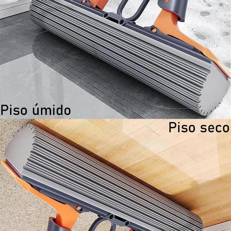 Rodo Mop Espremedor Modern Lar™ com Esponja Super Absorvente / Diga Adeus ao Esforço Excessivo e Tenha Pisos Sempre Limpos!