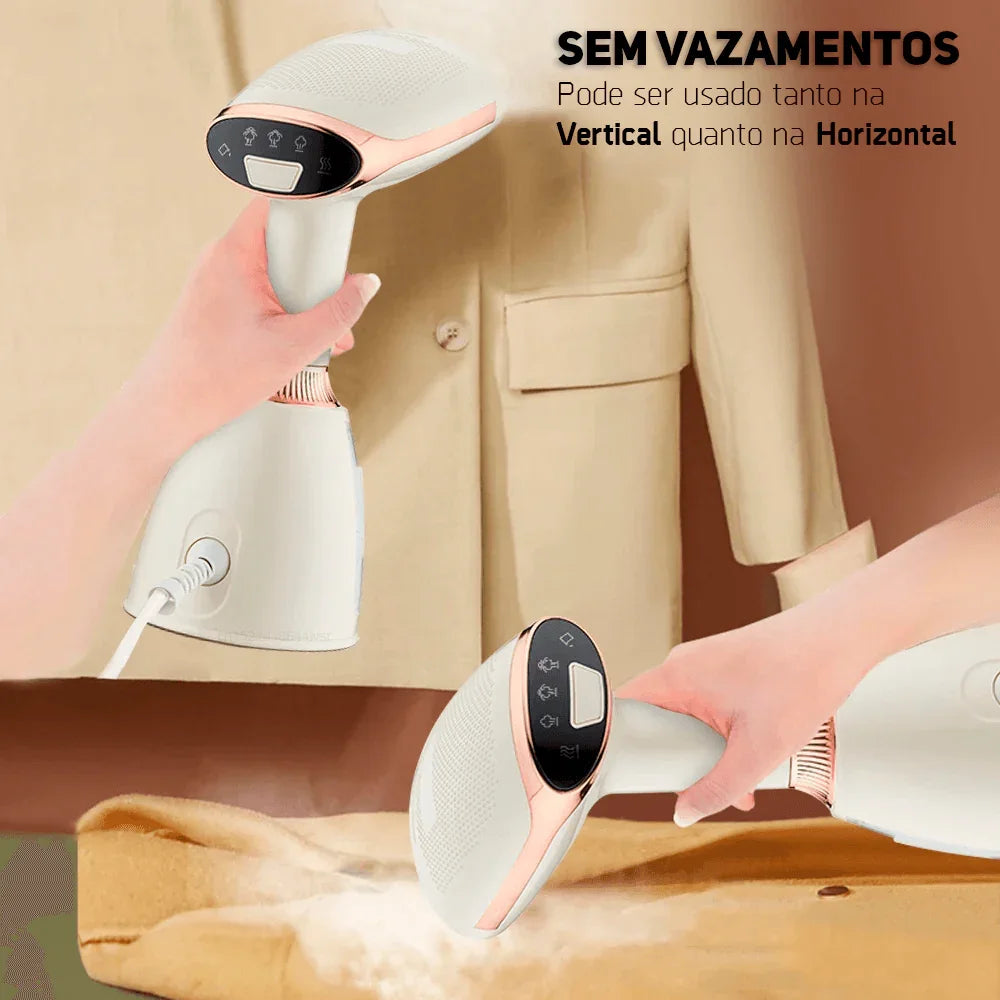 Ferro Vaporizador de Roupas Modern Lar™ / Elimine Vincos e Roupas Amassadas para uma Aparência Sempre Impecável! - ModernLar