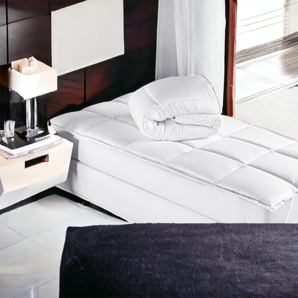 Pillow Top Ultra Confort™ - Micro Percal 400 Fios: Proteção Elegante e Toque Aveludado. - ModernLar