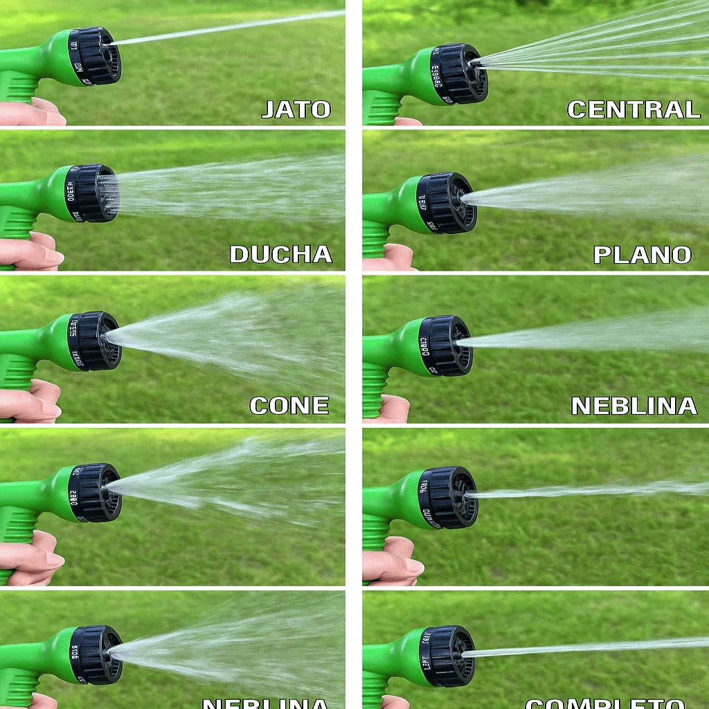 Mangueira Extensível GardenFlex™ com Jatos Diversos e Trava de Conforto / Um Novo Jeito de Cuidar da Sua Casa!