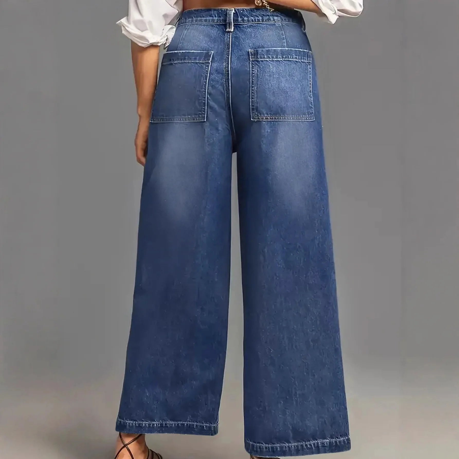 Calça Jeans Maeve™ Com Cintura Alta e Modelagem que Não Aperta