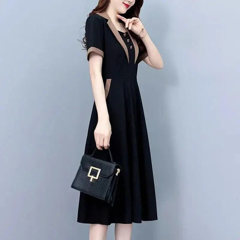 Vestido Polo Amélie™ / Onde a Sofisticação da Gola Polo se Entrelaça com a Delicadeza Feminina! - ModernLar