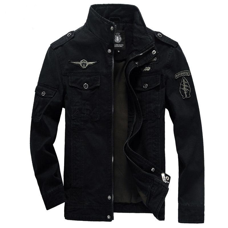 Jaqueta Masculina Jeans Inspirada no Exército Americano - Warmjeans / Jaqueta Tática Para Você Que Ama o Estilo Militar! - ModernLar