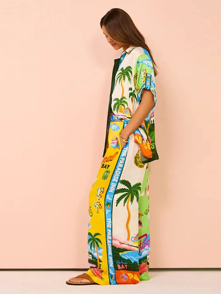 Conjunto Paraíso Tropical™ / Estilo e Leveza para Seus Dias de Verão!